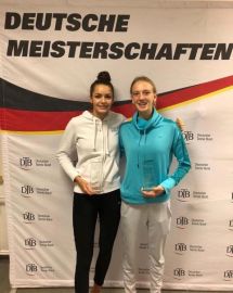 Die Deutschen Meister Lilly Schultz und Denise Torrealba